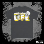AWAY FROM LIFE - Reaper [dunkelgraues T-Shirt, Back]