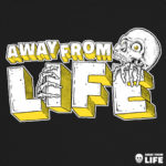 AWAY FROM LIFE - Reaper [gedrucktes T-Shirt, Back]