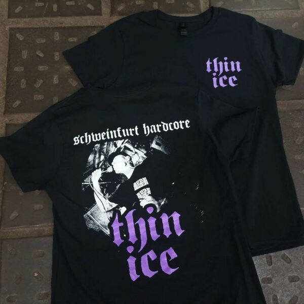 Thin Ice - Girlie-Shirt (Front- & Back) (Photo by Epidemic Screenprinting)